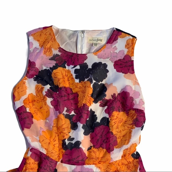 Maison Jules Bright Floral Sleeveless Dresd XXS - Picture 5 of 11